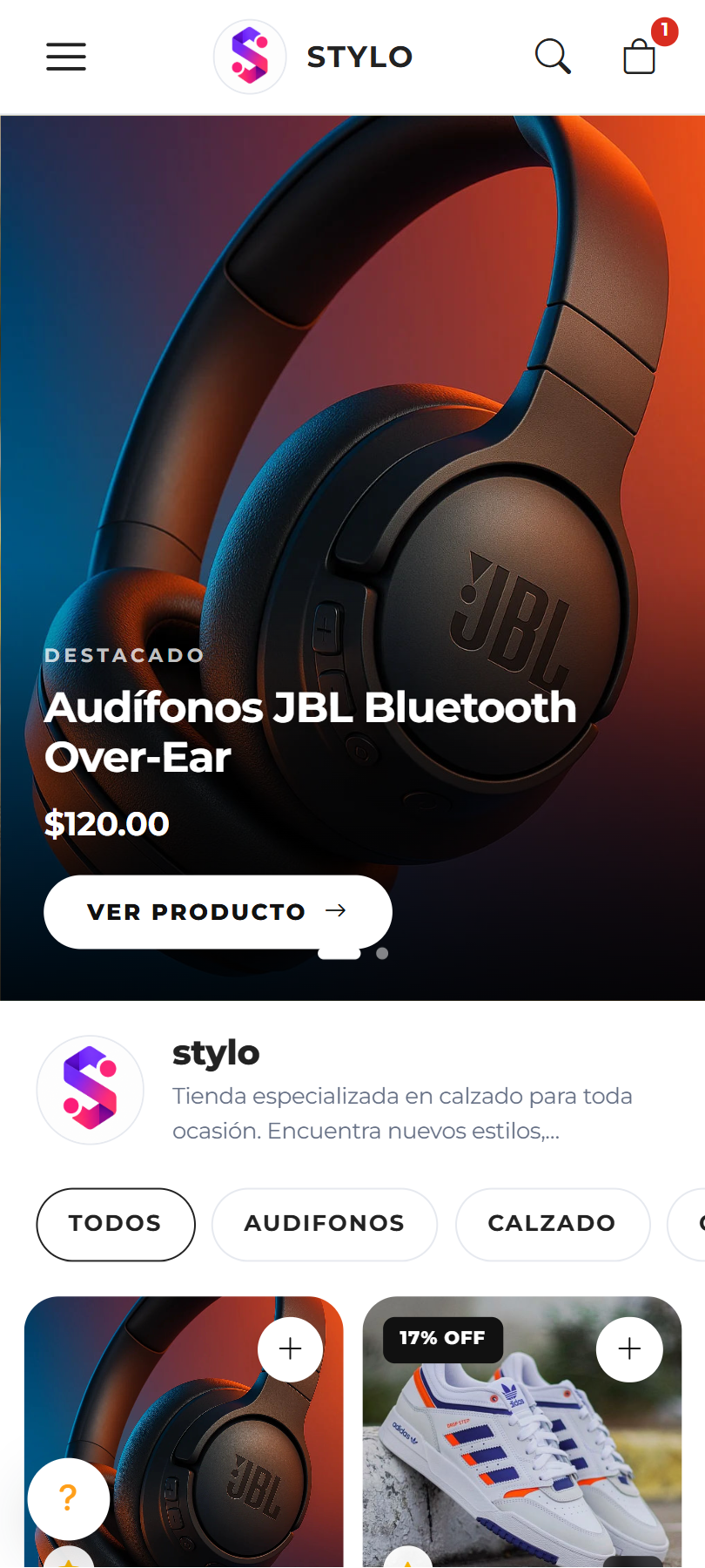 Catálogo de ejemplo creado con Stylo